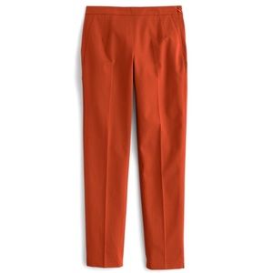 J. Crew Martie Cropped Pant Burnt Orange Size 16
